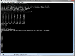 Discrete Cosinus Transform & Quantization benchmark running in UNISIM TMS320C3X Simulator